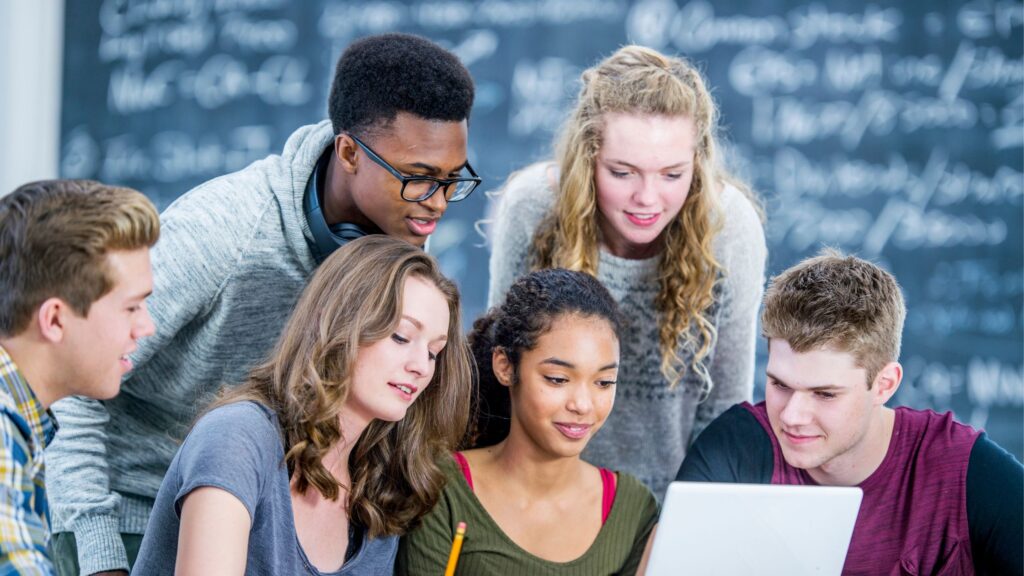 students in the classroom